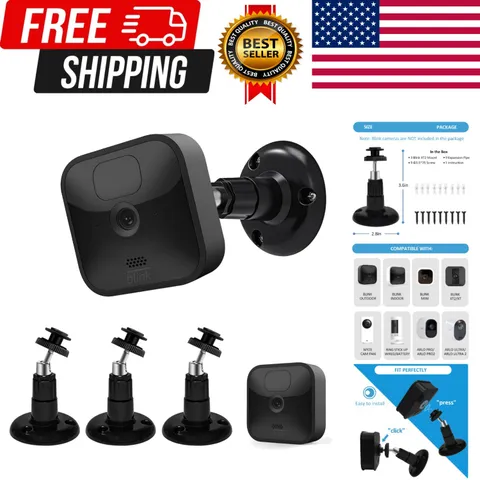 Blink Outdoor Camera Mount, 360 Degree Adjustable Indoor/Outdoor Wall Mount B...