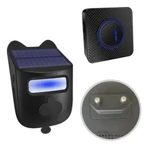 Solar Driveway Alarm 984ft Long Range Wireless Driveway Alarm IP60 Weather YKUI
