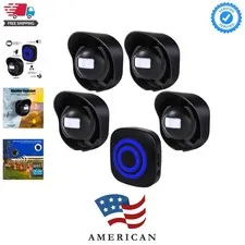 Driveway Alarm-328ft Long Range Wireless Driveway Alarm Weatherproof Outdoor ...
