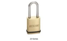 Padlock with 5/16" by 2" High Shackle Less Key in Knob Cylinder