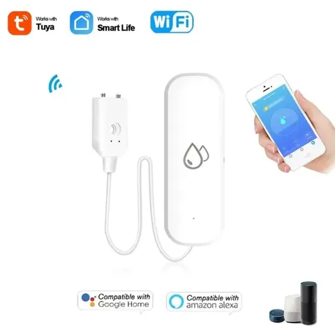 WiFiWater Sensor Leakage Alarm Smart Home APP Remote Control Security Protection