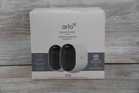 NEW Arlo Ultra Security Camera 4K 3rd Gen 2025 Release 2 Cameras with Smart Hub