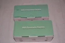 Pair 1080P IP E27 Light Bulb Cameras Wi-Fi IR Night Smart Home Wireless Security