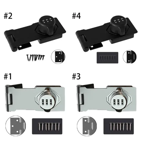 Mechanical 3 Digit Combination Lock Password Safety Cabinet Lock Metal Box Lock