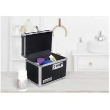 Portable Small Lock Box with Combination Lock