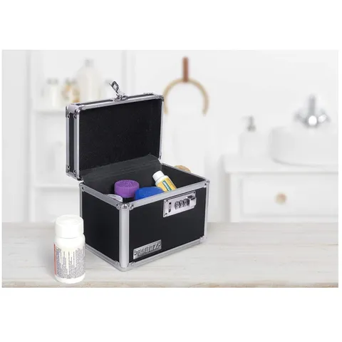 Portable Small Lock Box with Combination Lock