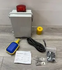 Sump Pump Water Alarm Waterproof Control Panel Septic Tank Water Detector Alarm