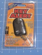 Key Alert Personal Security Alarm and Light Key Ring Size 115 Decibels