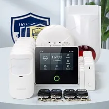 HOMSECUR Wireless WIFI 4G LCD Home Alarm System Touch Screen