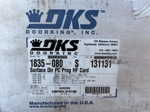 DoorKing 1835-080 Commercial Telephone Entry and Access Control System