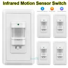 Automatic On/Off Motion Sensor PIR Infrared Motion Sensor Switch Indoor Outdoor