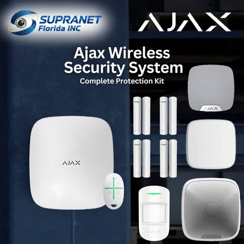 Ajax Wireless Alarm System Kit Hub 2 Plus 4G Wi-Fi 4x MotionCam Photo Verificati