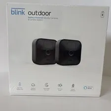 Blink Outdoor 3rd Gen 2-Camera Wireless Security System Sync Module 2 Sealed