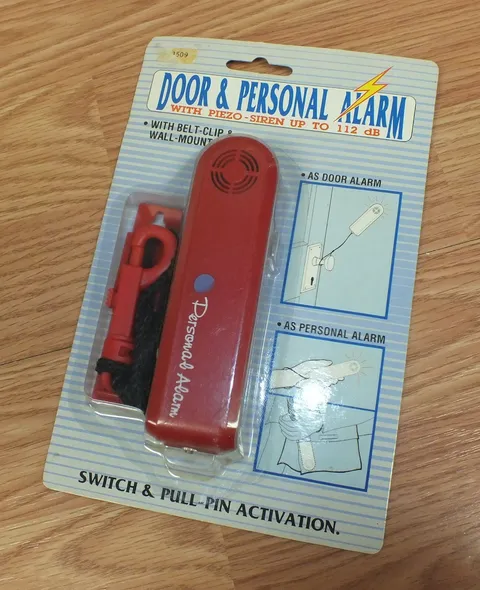 Door & Personal Piezo-Siren Up to 112 dB Alarm With Belt Clip **NEW** 