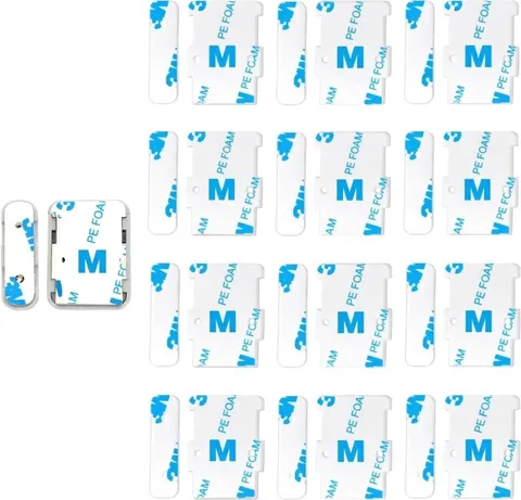 Simplisafe Adhesive Replacement - 24 PCS Pre-Cut Strips for Entry Sensors & Magn