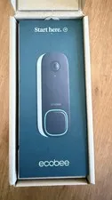 ecobee Smart Video Doorbell  Wired with Advanced Person and Package Detect - NEW