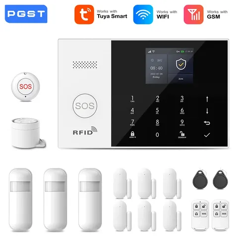 Wireless Home Security Alarm System with Door Window Sensors, Smart App