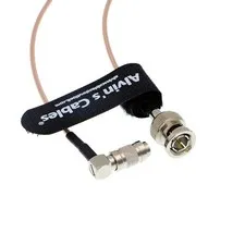 Blackmagic DIN 1.0/2.3 Right Angle To BNC Male 75ohm RG179 HD SDI Cable 1M