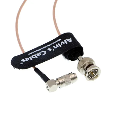 Blackmagic DIN 1.0/2.3 Right Angle To BNC Male 75ohm RG179 HD SDI Cable 1M
