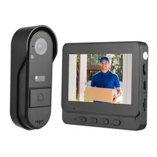 4.3 Inch IPS Screen Wireless Doorbell with Camera Outdoor IP65 Waterproof 108...