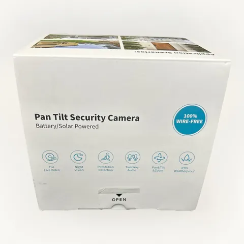 SEHMUA Solar Wireless Security Camera, Outdoor 2K 360° View /RBX-S40
