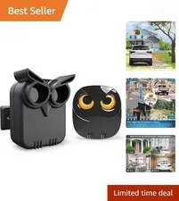 Driveway Alarm- 1/2 Mile Long Range Wireless Driveway Alarm Weather Resistant...