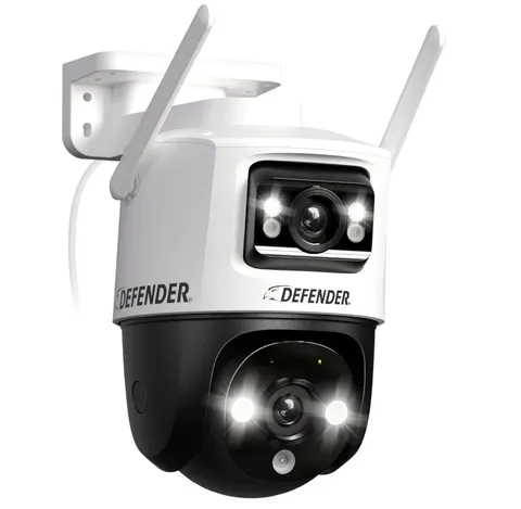 Defender AI Powered Guard Pro 3K Plus - Dual lenses - PTZ Wi-Fi 6 - NIB