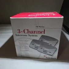 NIB Radio Shack 43-3105 3-Channel FM Wireless Intercom System