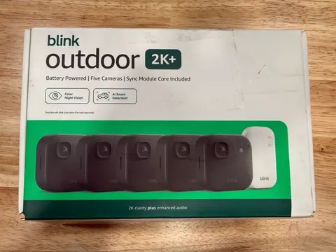 Blink Outdoor 2K+ Wireless Smart Security Camera, 5-Camera System