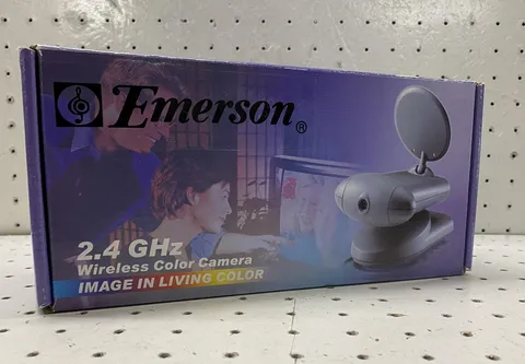 Vintage Emerson TTA-40T 2.4GHz Wireless Color Surveillance Camera Gray Indoor