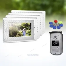 7" Video Security Door Phone with Intra-monitor Audio Intercom for Home Security