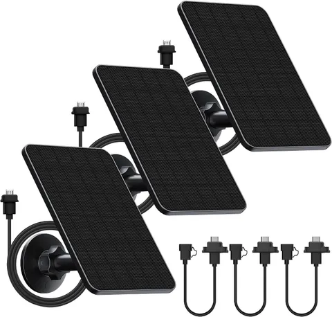 3 Pack Solar Panel for Blink Outdoor 2K+/(3rd Gen) XT3/4(4th Gen) | for XT/XT2