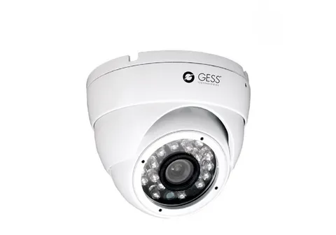 Used GESSD-CVC613CR-W3 720p HD Dome Security Camera AHD TVI CVI Analog