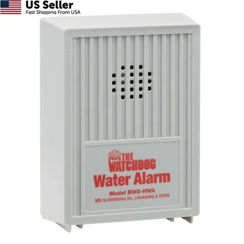 The Basement Watchdog 110 dB Water Alarm w/Detachable Sensor Pack of 1, White