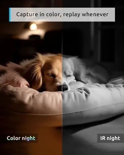 WHITE - BLURAMS PET CAMERA 2K, 360° DOG CAMERA WITH PHONE APP, PTZ INDOOR