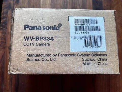 Panasonic WV-BL204 CCTV Surveillance Camera New In Box 24VAC BNC Solid State