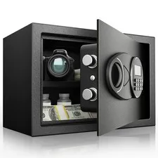 Goldenkey 1.6 Cu.Ft Classic Large Safe with Charging Port – Digital Steel Saf...