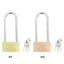 Sturdy Brass Padlocks Body Rustproof Gym School Lockers Lock Daily Use