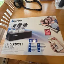 Swann HD security system 8 channel 4 camera NIB Night/Day vision! (up to 1080p)