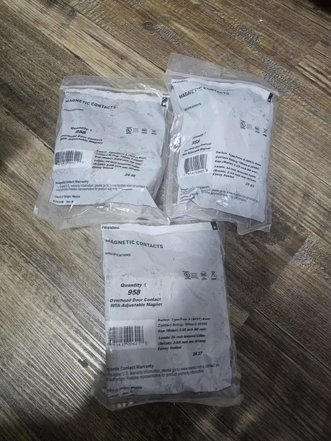 Honeywell Ademco Resideo 958 Overhead Door Contact Lot Of 3