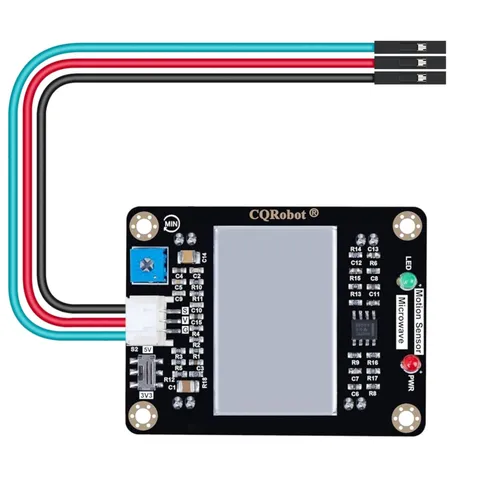 10.525GHz Doppler Effect Microwave Motion Sensor Compatible with Raspberry Pi...