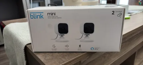 Blink Mini Indoor Plug-In HD Smart Security Camera - Pack of 2