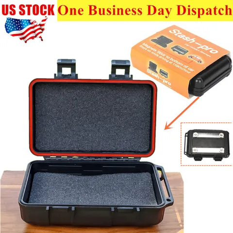 Magnetic Hidden Stash Box Under Car Secret Compartment Security Safe Container M
