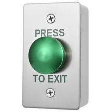 High-Quality Stainless Steel Exit Button with Box
