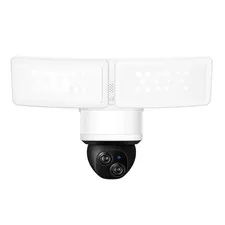 New, Eufy Floodlight Security Camera E340 3K Dual Camera Color Night Vision