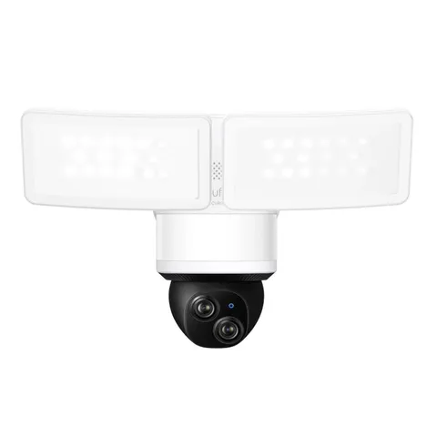 New, Eufy Floodlight Security Camera E340 3K Dual Camera Color Night Vision