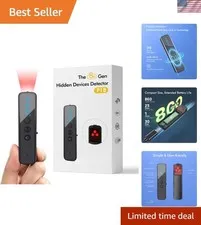 AI-Powered Hidden Camera Detector - Portable Anti-Spy Device for Privacy Safety