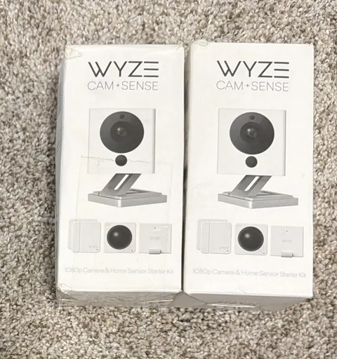 2 pack - Wyze Cam v2 + Sense Starter Kit SEALED, v1 Bridge for Home Assistant