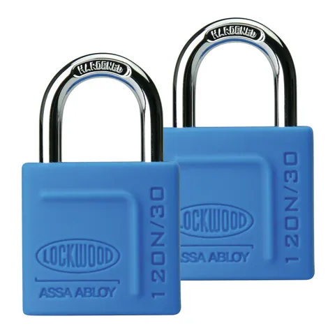 Lockwood 30mm Alloy Silicon Padlock - 2 Pack