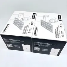 2 PCS ZUMIMALL Weatherproof AOV Wireless Security Camera with Solar Panel BF-A60